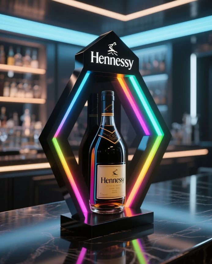 Luxury Beverage Showcase Multi-Color