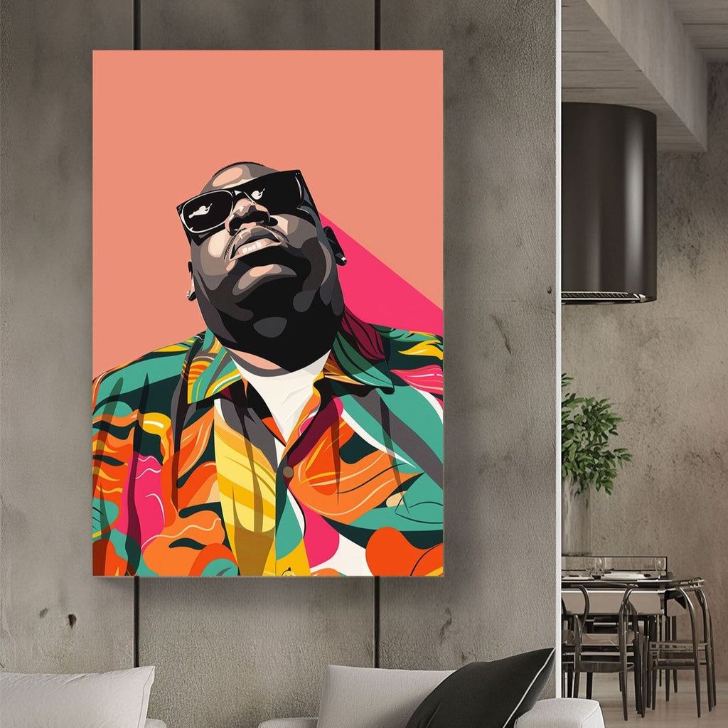 Notorious B.I.G. Pop Culture Icon Canvas Painting