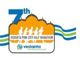 Vedanta Pink City Half Marathon logo