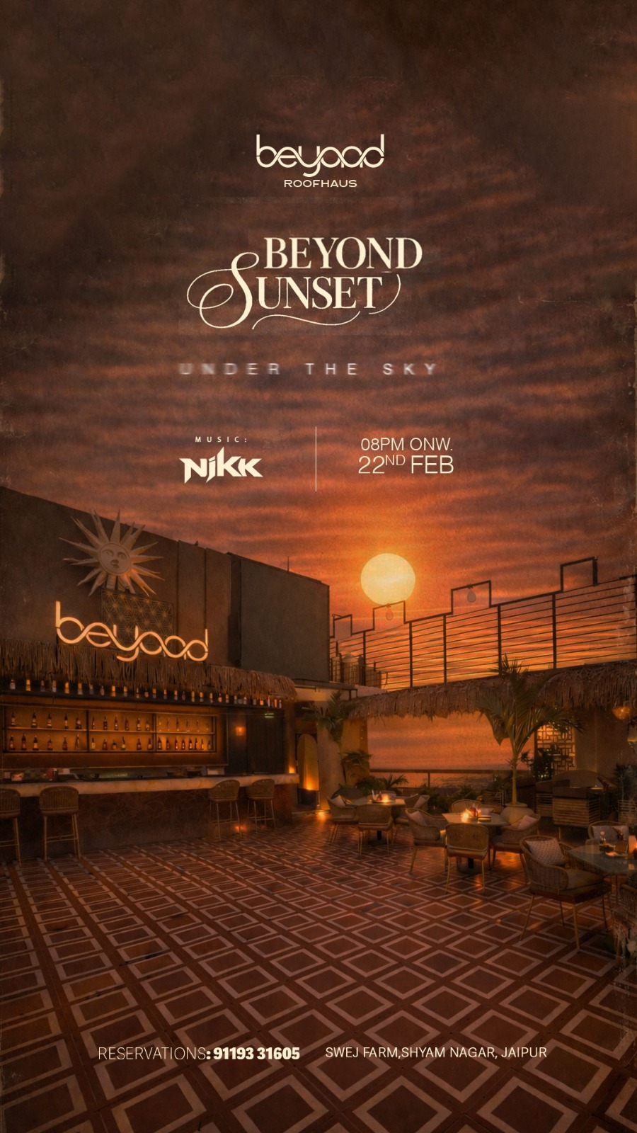 Beyond Sunset poster for Beyoad Roofhaus