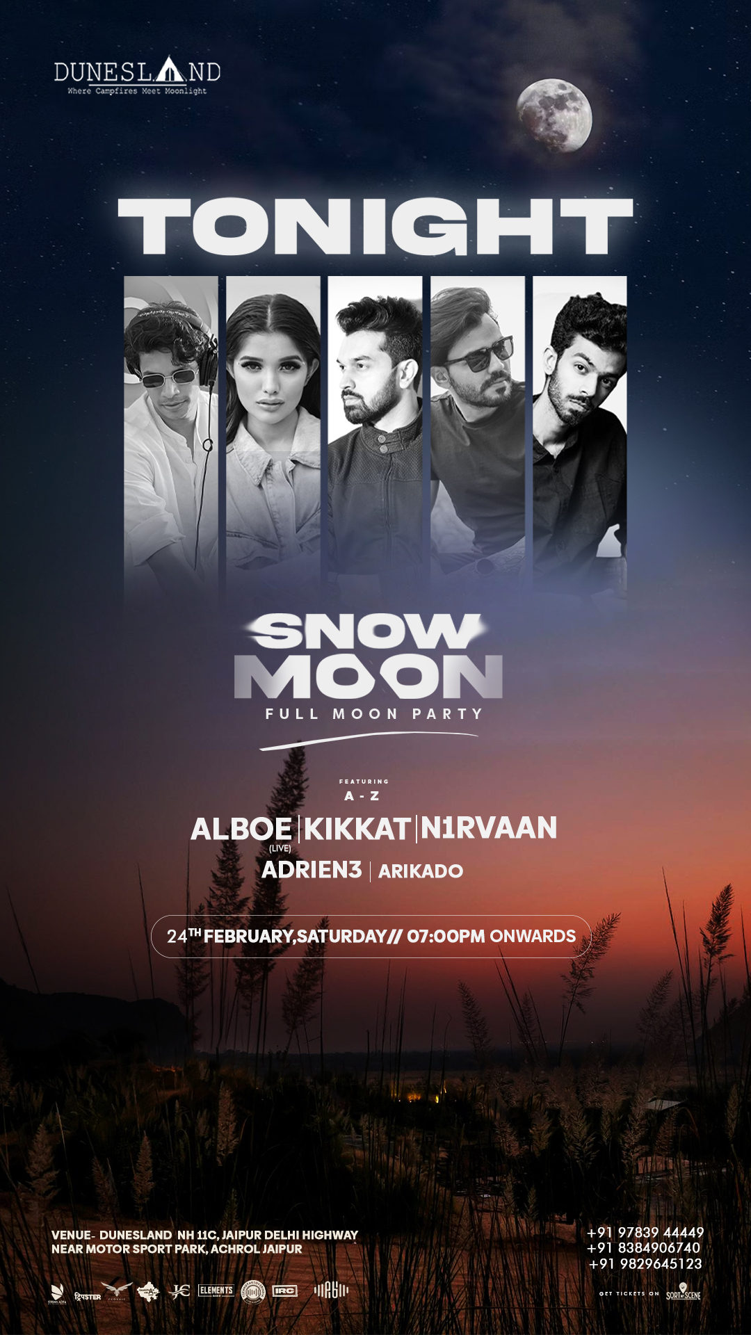 Snow Moon poster for Dunesland
